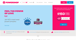 Desktop Screenshot of powershop.co.nz